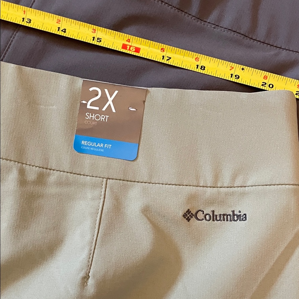 2 pr Columbia Women's Athletic Shorts Sz 2x Omni shade PFG - Picture 6 of 9